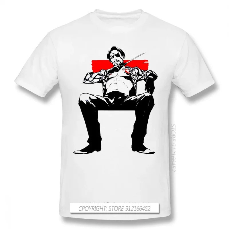 เสื้อยืดผู้ชายลายเกม Yakuza Kiwami Kazuma Kiryu Yumi ผ้าฝ้าย 100% ไซส์ใหญ่ เสื้อโอเวอร์ไซส์ Goro Maj