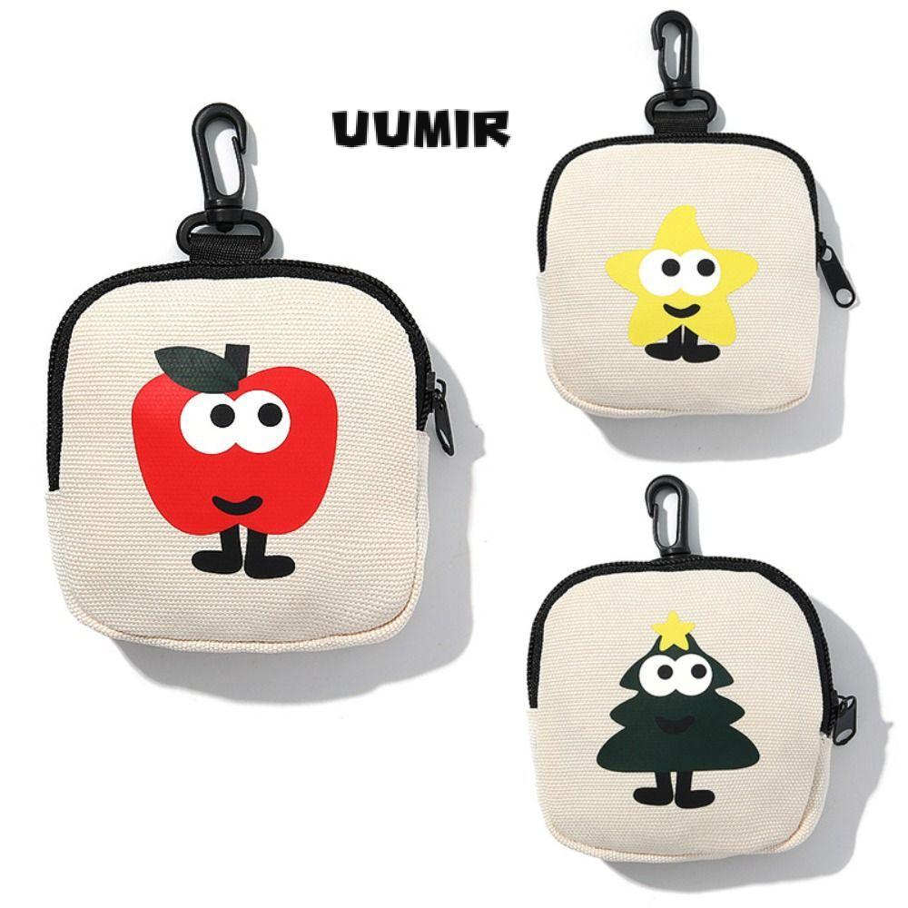 กระเป๋าใส่เหรียญและหูฟัง ขนาดกระทัดรัด พิมพ์ลายการ์ตูน trendy พร้อมกันน้ำ เพื่อนแท้สำหรับของขวัญ