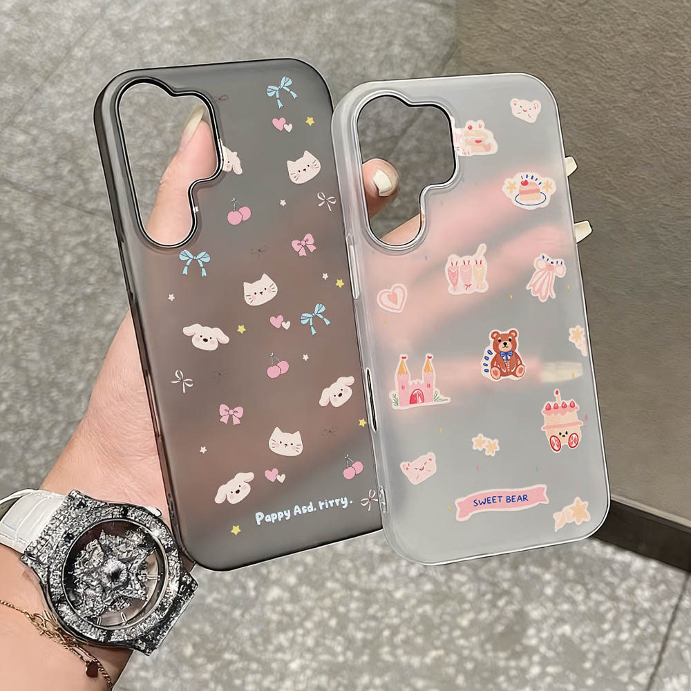 เคสโทรศัพท์ for Samsung A56 A55 A07 A35 A05S A16 A57 A54 A15 A36 A17 S24 S25 S26 Ultra A34 A53 A26 A27 A37 น้ำค้างแข็ง