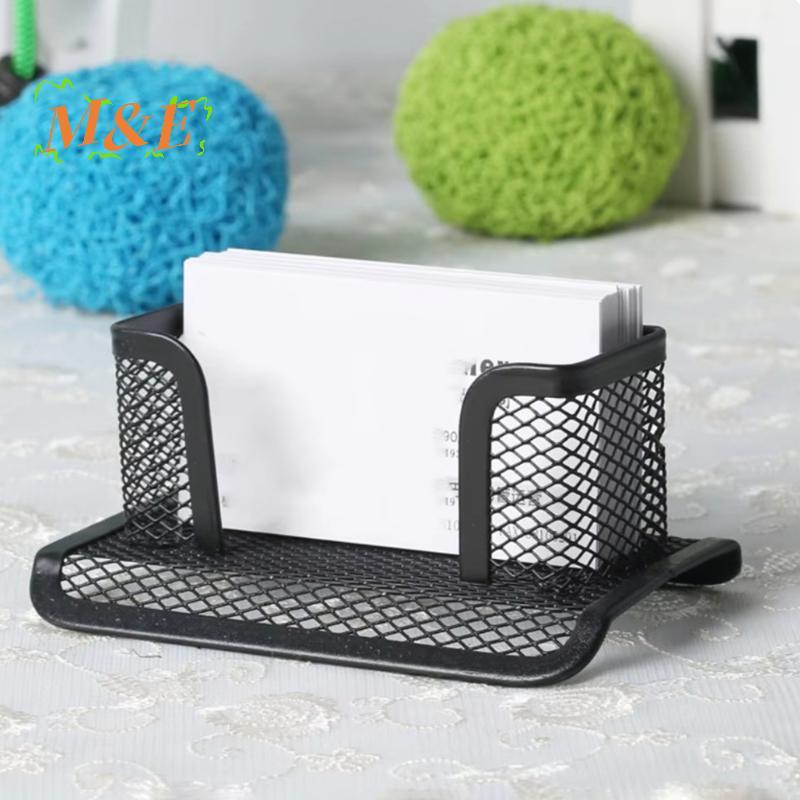 [M&E] Display Braet Mesh Card Metal Holder Metal Mesh Portable Business Card Display Stand Durable F
