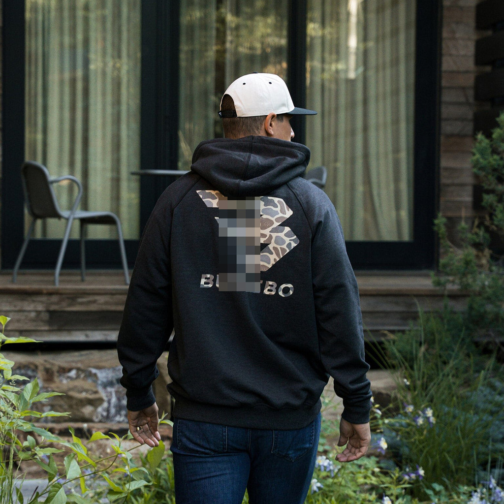ME51#外贸原D BUR Outdoor Life Fleece เสื้อสเวตเตอร์มีฮู้ดผู้ชายรุ่นหลวมขนาดใหญ่ L/2XL
