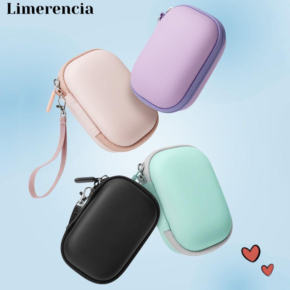 LIMERENCIA ที่เก็บกล้อง, EVA Shell Plush Padding กระเป๋าเดินทาง,แบบพกพากันกระแทกกันน้ํา Anti-fall SD