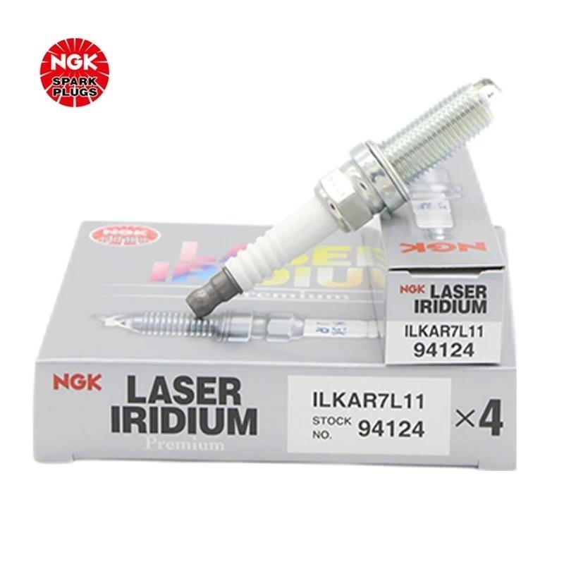 หัวเทียน NGK Iridium Platinum ILKAR7L11 94124 เหมาะสําหรับ Atz Eccella CX-4CX-5 oe PE5R-18-110