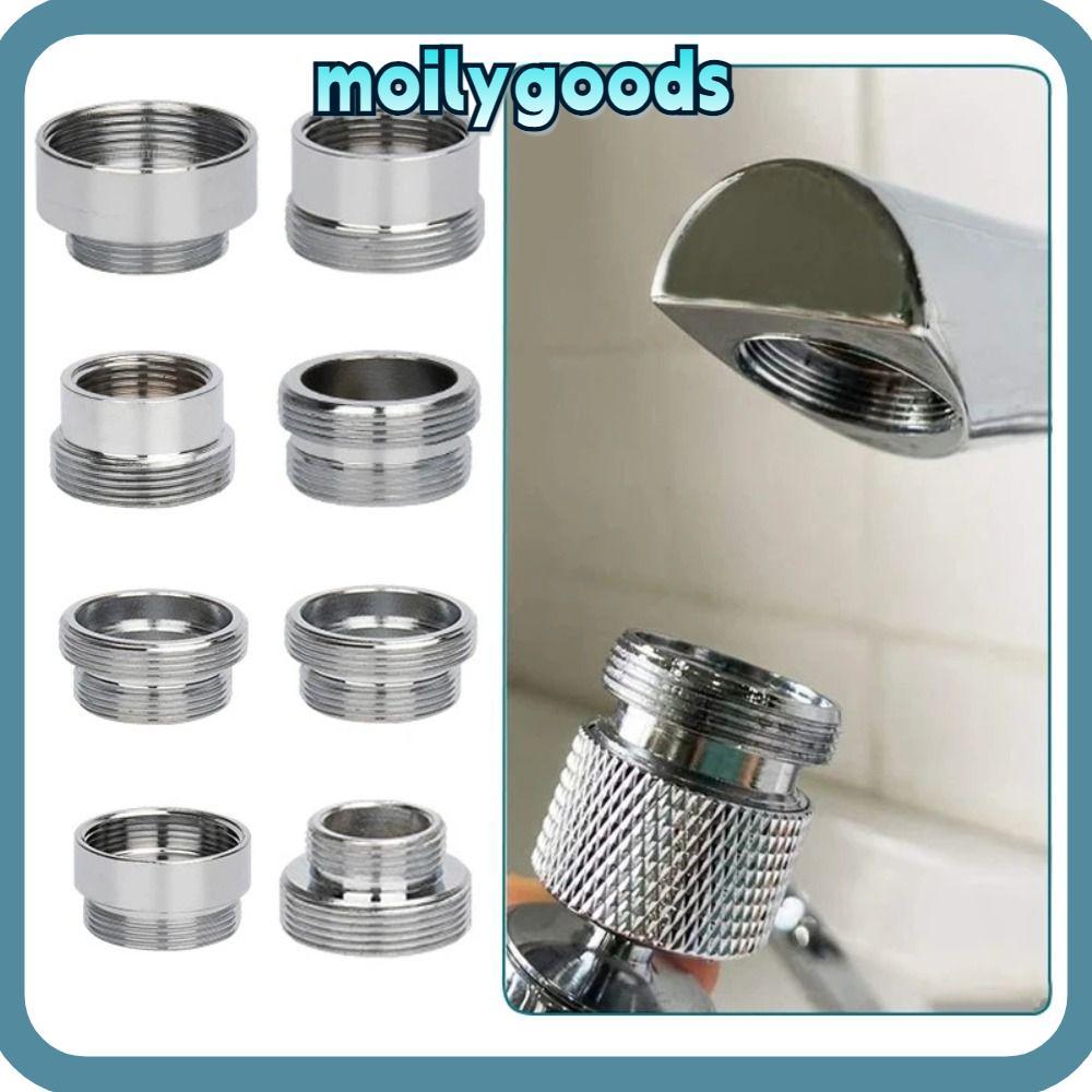 MOILYHD Faucet Adapter Set, Metal 18/20/22/24mm To 22mm Water Filter Adapter, With Washer Tap Aerato