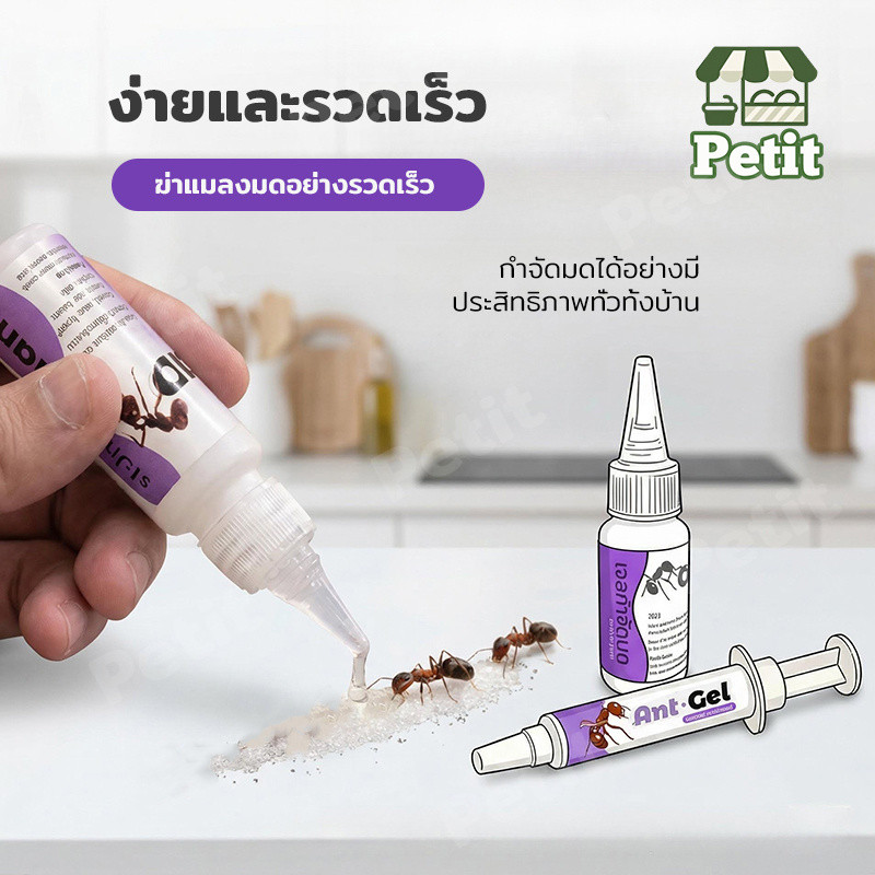 เจลกำจัดมดในบ้าน: วิธีกำจัดมดถึงรังอย่างยั่งยืน ปลอดภัย ไร้กังวล