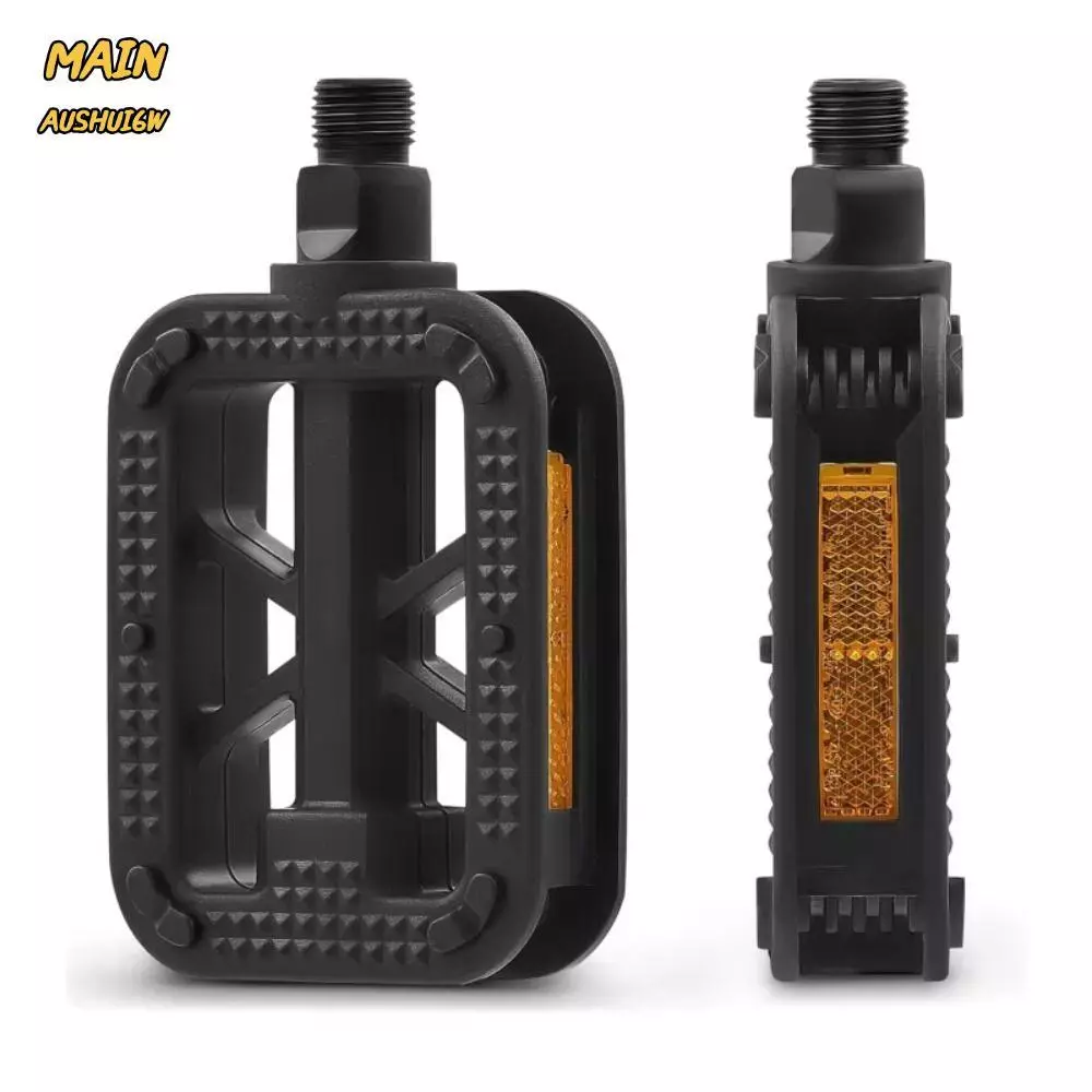 MAINAUSHUI6W แป้นเหยียบถนน MTB, 9/16 Ultralight จักรยานเหยียบ,อุปกรณ์เสริม Anti-slip ขี่จักรยานจักรยานเสือภูเขาเท้า Plat