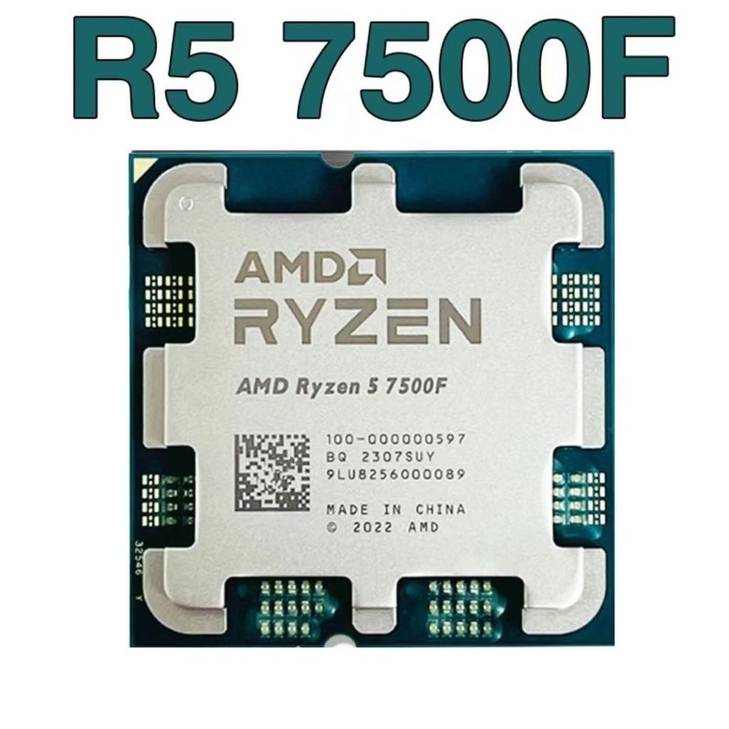 AMD R5 7500F ชิ้นส่วนใหม่เอี่ยมที่ยังไม่ได้ประกอบ CPU โปรเซสเซอร์ เดลต้า ซัพพอร์ต B650 ITX เมนบอร์ด