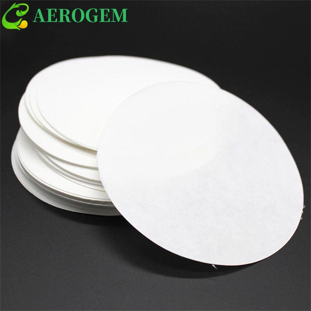 AEROGEM กระดาษกรอง Lab อุปกรณ์เสริมความเร็วปานกลาง 7/9/11/12.5 ซม.คุณภาพ Circular Lab Filter
