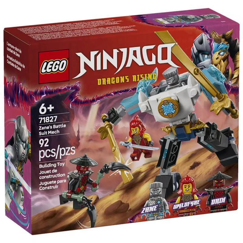 LEGO 71827 Ninjago Series Zanes Fighter Mech บล็อกตัวต่อเพื่อการศึกษาสําหรับเด็กผลิตภัณฑ์ใหม่ ybl260