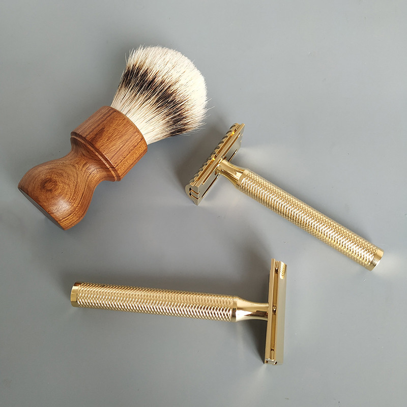 Diki Mens Old-fashioned Safety Razor ทองแดงทั้งหมดข้อบกพร่องเล็กน้อย D8 S9 X1 X2 Z0 V92 V95