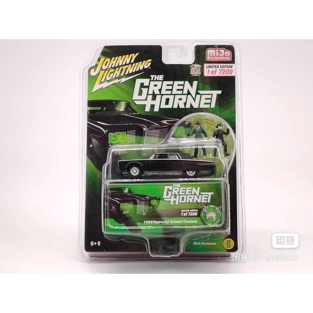 [คลังสินค้าพร้อม 1] Johnny Lightning 1/64 Chrysler Green Hornet Green Hornet+Doll Black ราคา 129 JL0