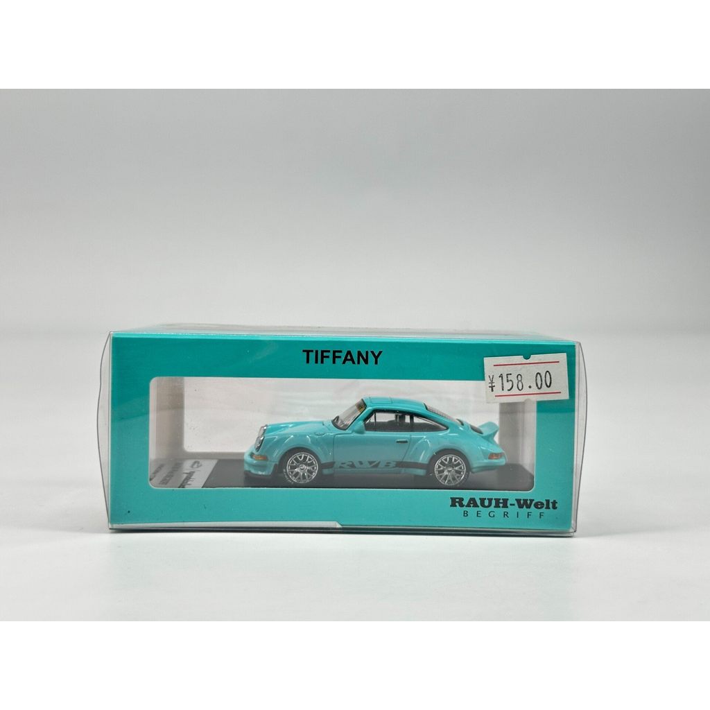 [คลังสินค้าพร้อม 1] รุ่น COLLECT 1/64 Porsche RWB930 Tiffany Blue ราคา 158 MC014 รุ่น COLLECT 1/64 P