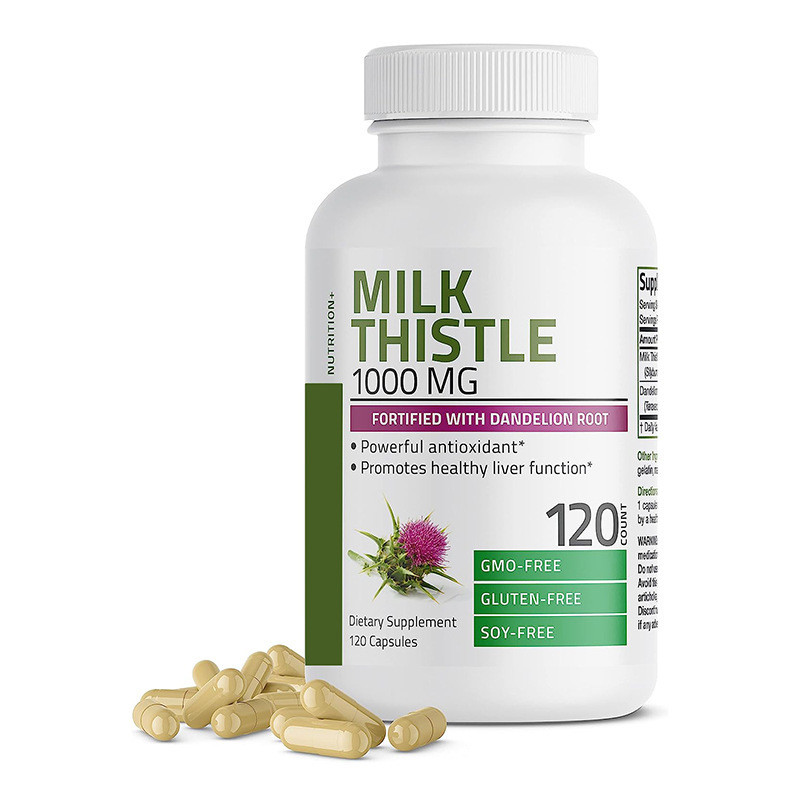Ready Stock Fast Shipping Ready Stock TK Hot-Selling Product Milk thistle Capsule Milk Thistle Capsu