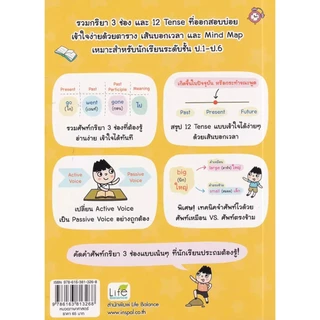 Se-ed (ซีเอ็ด) : หนังสือ กริยา 3 ช่อง และ 12 Tense ระดับ ป.1-ป.6 ฉบับคัดศัพท์ออกสอบบ่อย