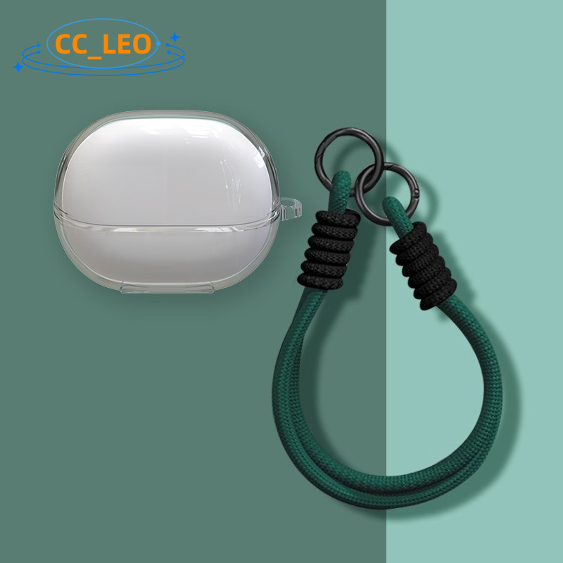 for Anker Soundcore K20i Case Cute Lanyard with Hook Clear TPU Soft Case Suitable for Soundcore K20i