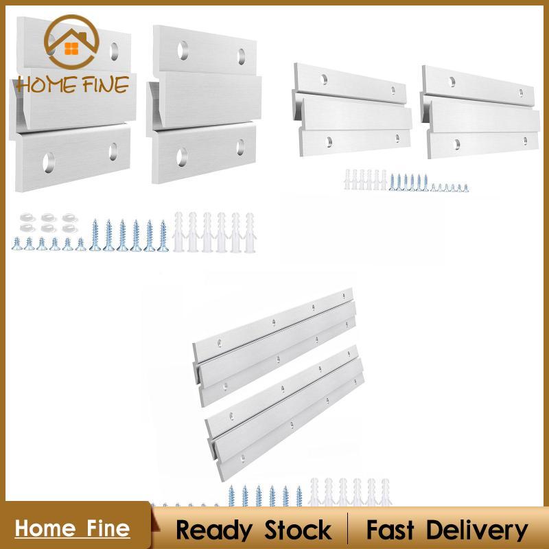 [Katarina_x] 4x Cleat Picture Hanger Hooks Hardware Practical Hanger Brackets Z Hanger Interlocking 