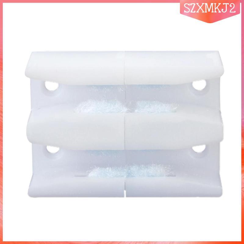 [szxmkj2] คู่มือตั้งพื้นสําหรับประตูกระจกบานเลื่อนทําจากพลาสติก สีขาว 67x46x23 Mm