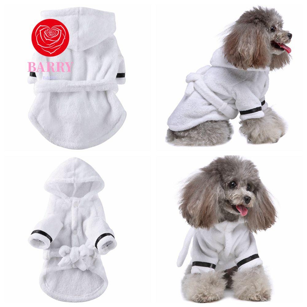 BARRY ผ้าเช็ดตัวสุนัข Lint-free อุปกรณ์สําหรับสัตว์เลี้ยงหนาสําหรับอาบน้ําสุนัขขนาดใหญ่ขนาดเล็กชุดนอ