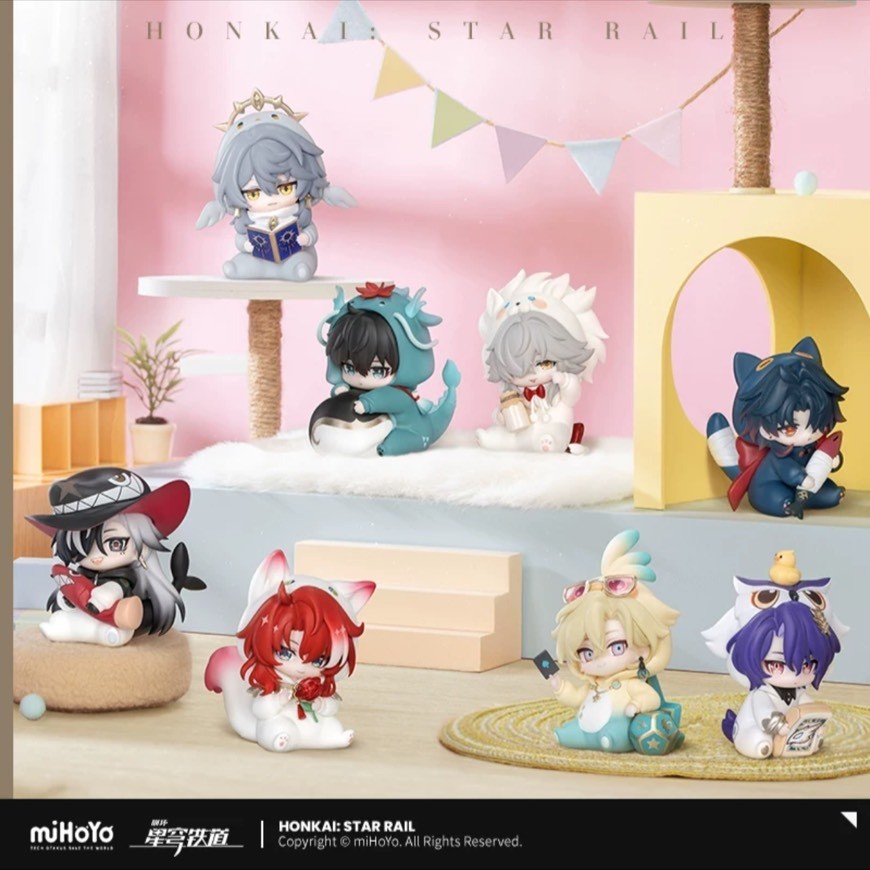 (Value-Packed)  Honkai: Star Rail Boy's Dormitory Series Q version Blind BOX ของแท้