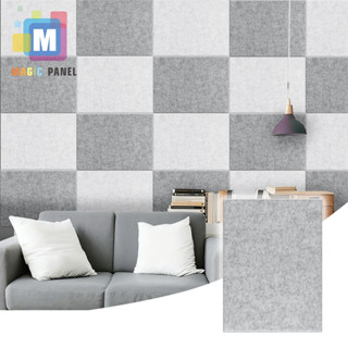 แผ่นกันเสียงผนัง 30×40×0.9 ซม ซับเสียงดี มีกาวติดเอง ติดตั้ง…