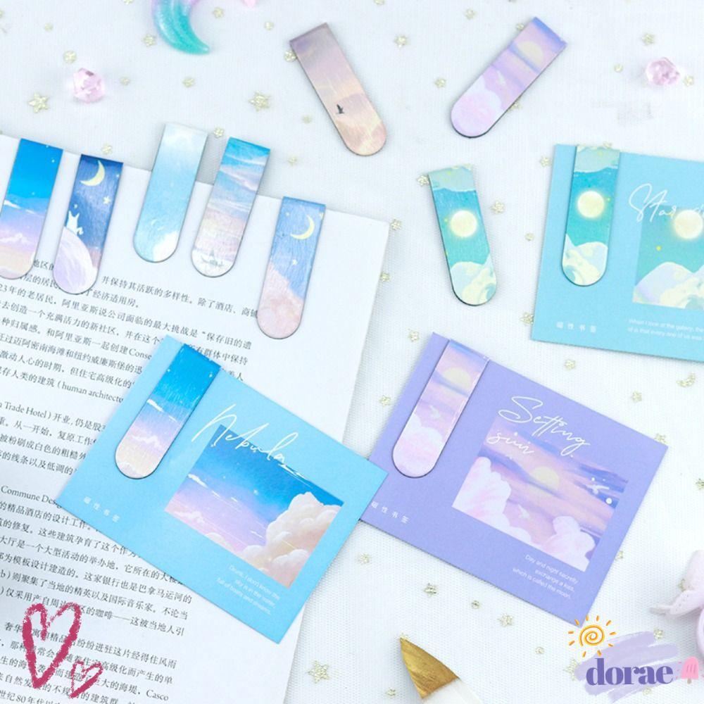 เครื่องหมายหน้า DORAE, ที่คั่นหนังสือเครื่องเขียนแม่เหล็ก, ของขวัญอุปกรณ์สํานักงานโรงเรียน Star Magnetic Reading Book Mark