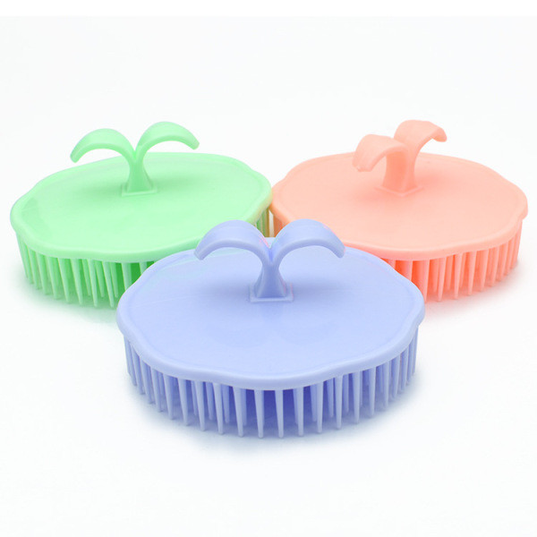 แปรงสระผม konvy แปรงสระผม อุปกรณ์ทําผมซิลิโคนแชมพูแปรงสากลอาบน้ํานวดแปรงพลาสติกทําความสะอาดแชมพูแปรง