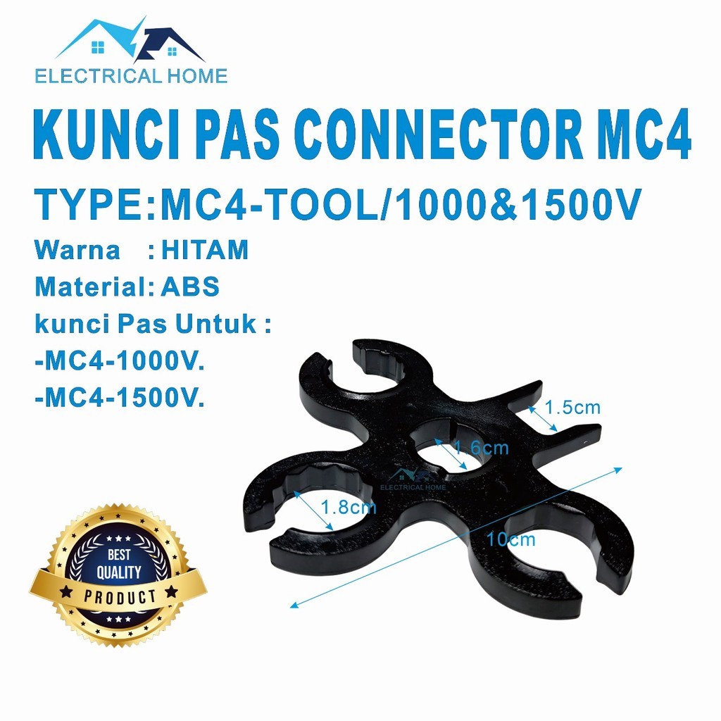ชุดประแจ MC4 / ประแจขั้วต่อ MC4 1000V & 1500V. คุณภาพดีที่สุด