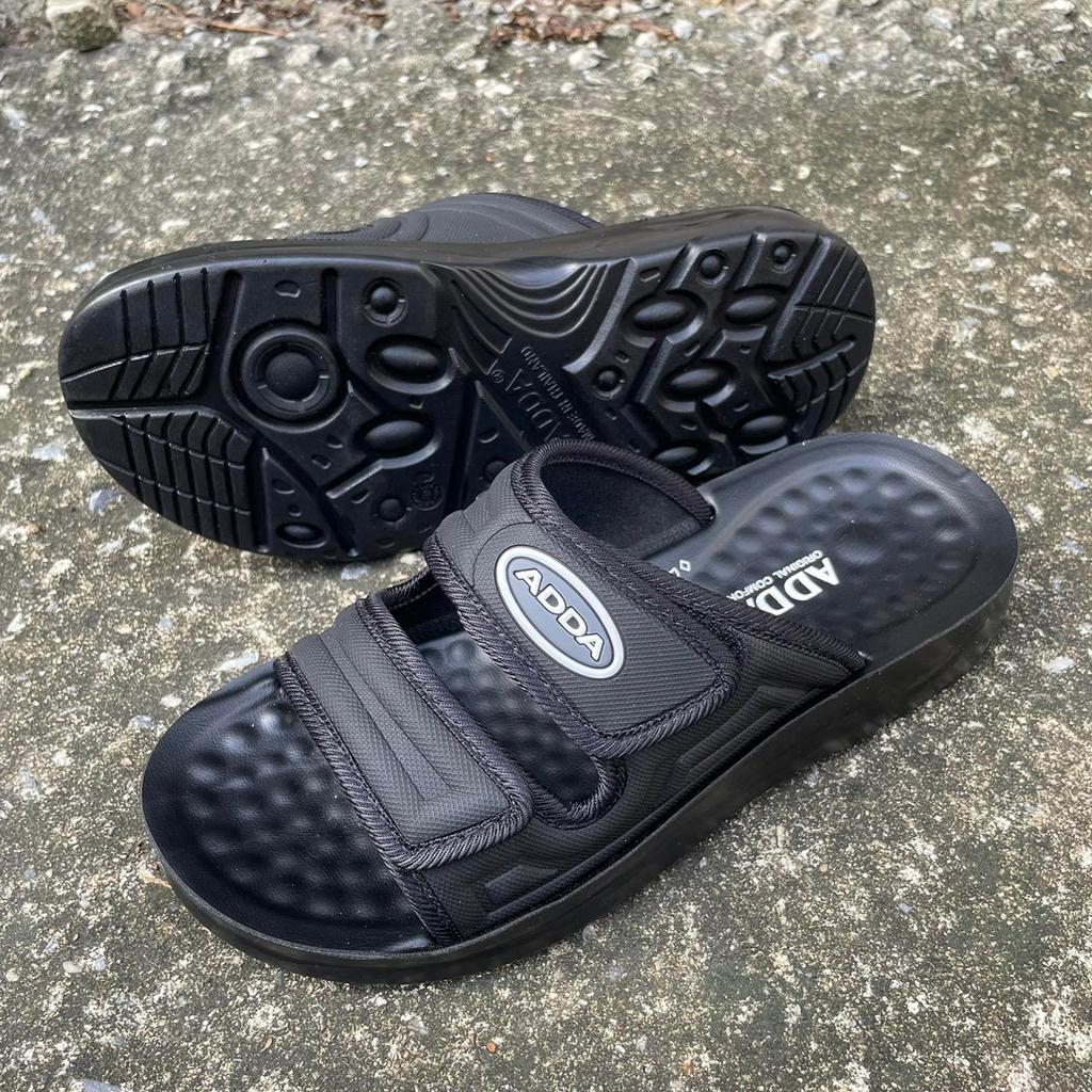 ADDA 7MA03 รองเท้าแตะแบบสวม สายคาด 2 สายแบบติดเทปกาวกำลังเป็นที่นิยม นุ่มสบาย น้ำหนักเบา Size:39-45 - รูปที่ 6