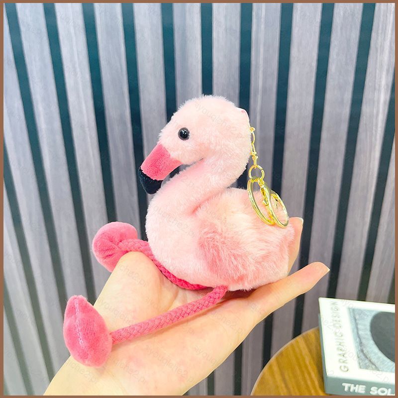 SY2 Flamingos ตุ๊กตาตุ๊กตาของขวัญสําหรับสาวตกแต่งบ้านตุ๊กตาของเล่นพวงกุญแจจี้สําหรับเด็กคอลเลกชัน YS
