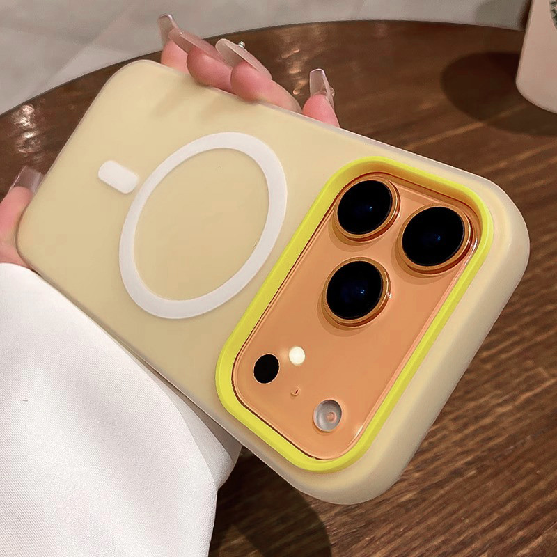 สําหรับXiaomi Redmi 15C 14C 13 Redmi A5 A4 A3 Pro Poco C71 C75 C85 โปร่งแสงMatteแม่เหล็กเคสโทรศัพท์สีลูกกวาดกันกระแทกซิลิโคนแข็งฝาครอบ