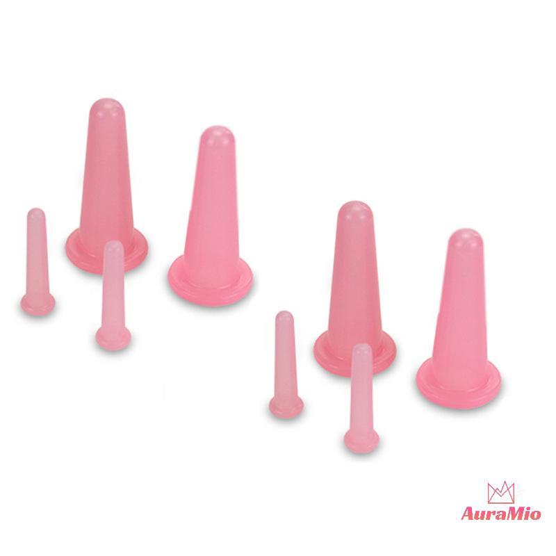 [AuraMio] Health Care Facial Silicone Cans Cupping Cupping Cuping Massage Cupping Set Small Eye Cupถ