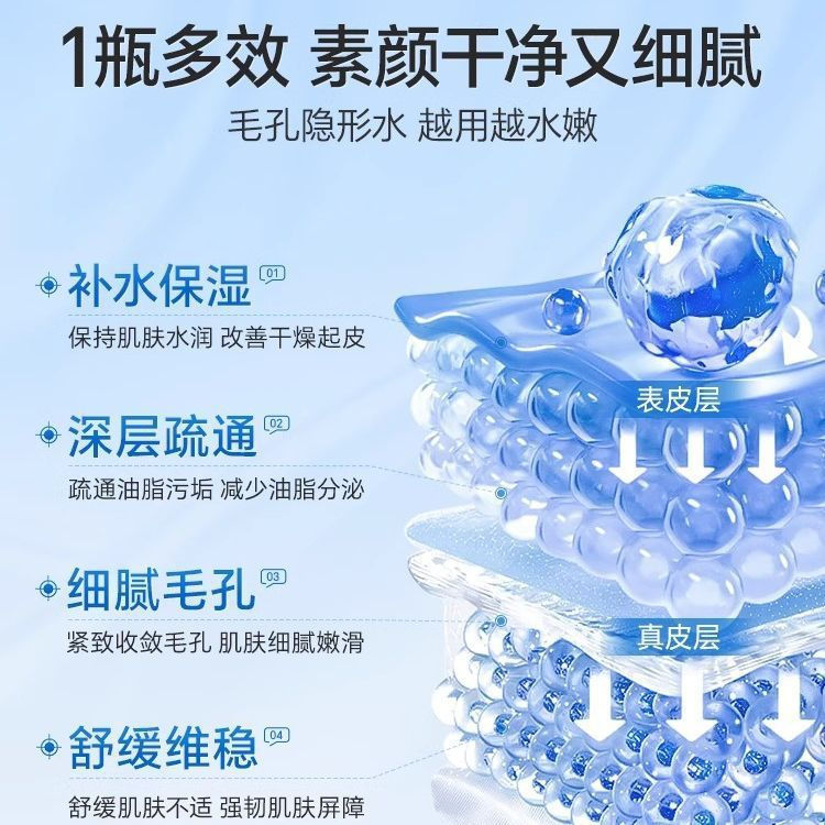 Ready Stock [แนะนําโดย Xu Yiyang] Dr. Wen B5 Essence Water Fine Pores Oil Control Brightening Mainte