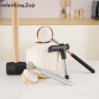 เครื่องมือเปิดมะพร้าว GIZMO ด้ามไม้ชุดเบรกเกอร์มะพร้าวอเนกปร…