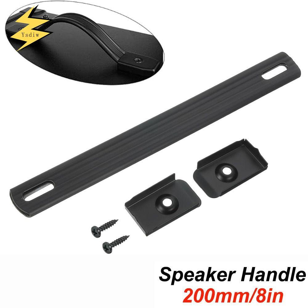 YSDIW Guitar Handle Strap, 8 นิ้ว PVC Speaker Cabinet Strap Handle, Metal End Caps Black Amp Handle 