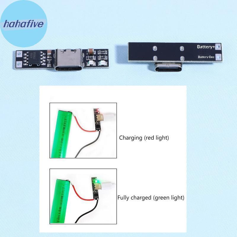 HAHA DC 3.7V Ternary ชาร์จ 1A 4.2V โมดูล Ultra-N Ultra-Small Type-C อินเทอร์เฟซโมดูลชาร์จ TH