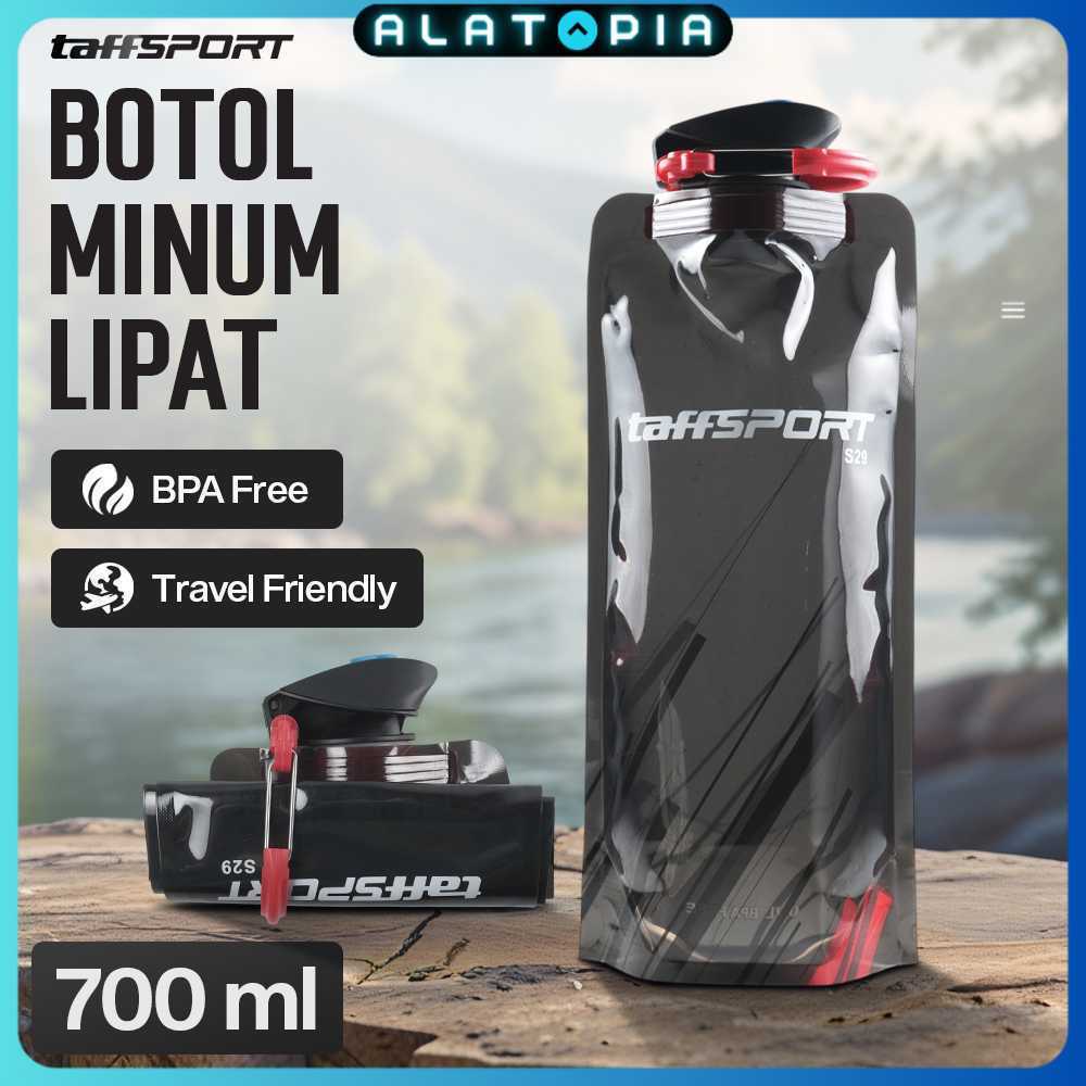 TaffiSPORT ขวดน้ําพับได้ BPA Free 700ml - S29