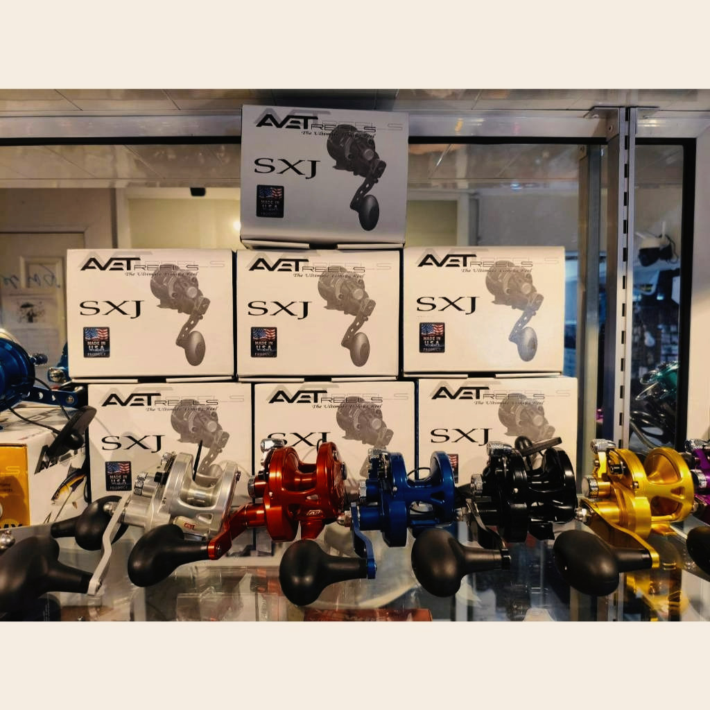 รอกตกปลา AVET SJX 5.3 G2 มีรางเบรกทุกตัว มีแบบธรรมดา/แบบMC