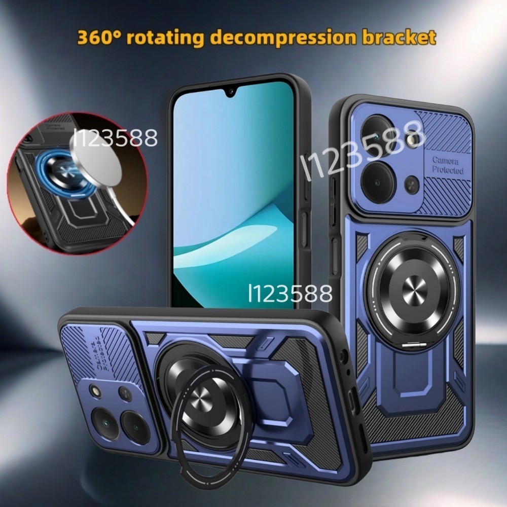 ปลอกสําหรับ Redmi 15C 4G Bracket เคสโทรศัพท์สําหรับ Redmi 15C 14C 4G 2025 Redmi15C Redmi14C วงเล็บกั