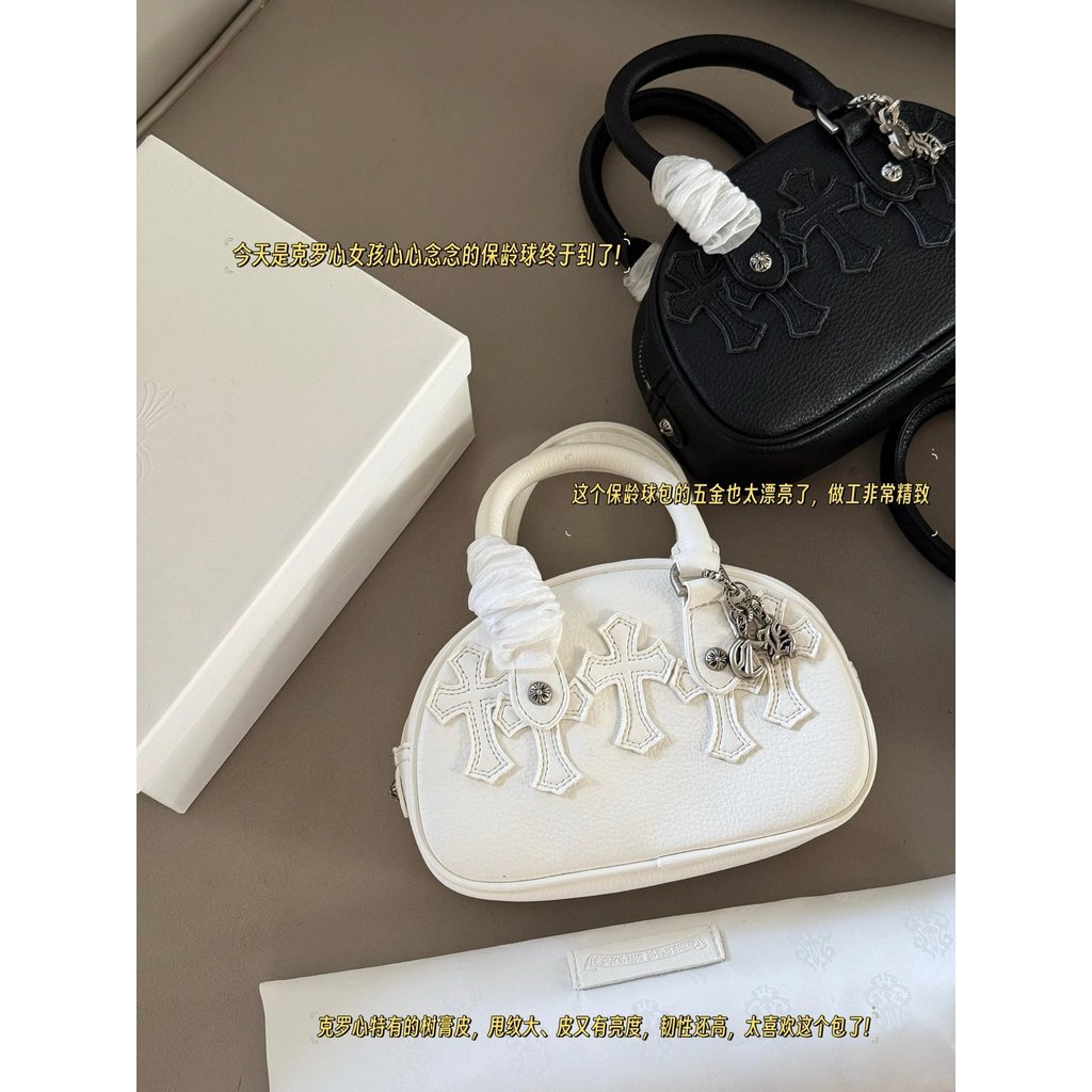 กระเป๋า.Chrome.Hearts.สไตล์โบว์ลิ่ง