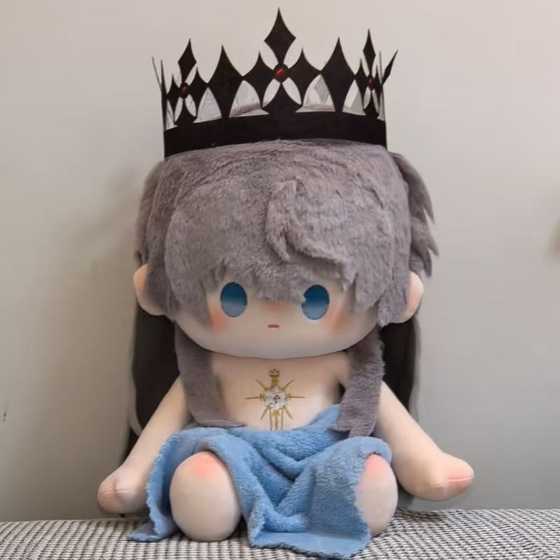 Love และ Deepspace Xavier นั่ง Plushie 40 ซม. Fallen Crown ตุ๊กตาแต่งตัวตุ๊กตาวันเกิด