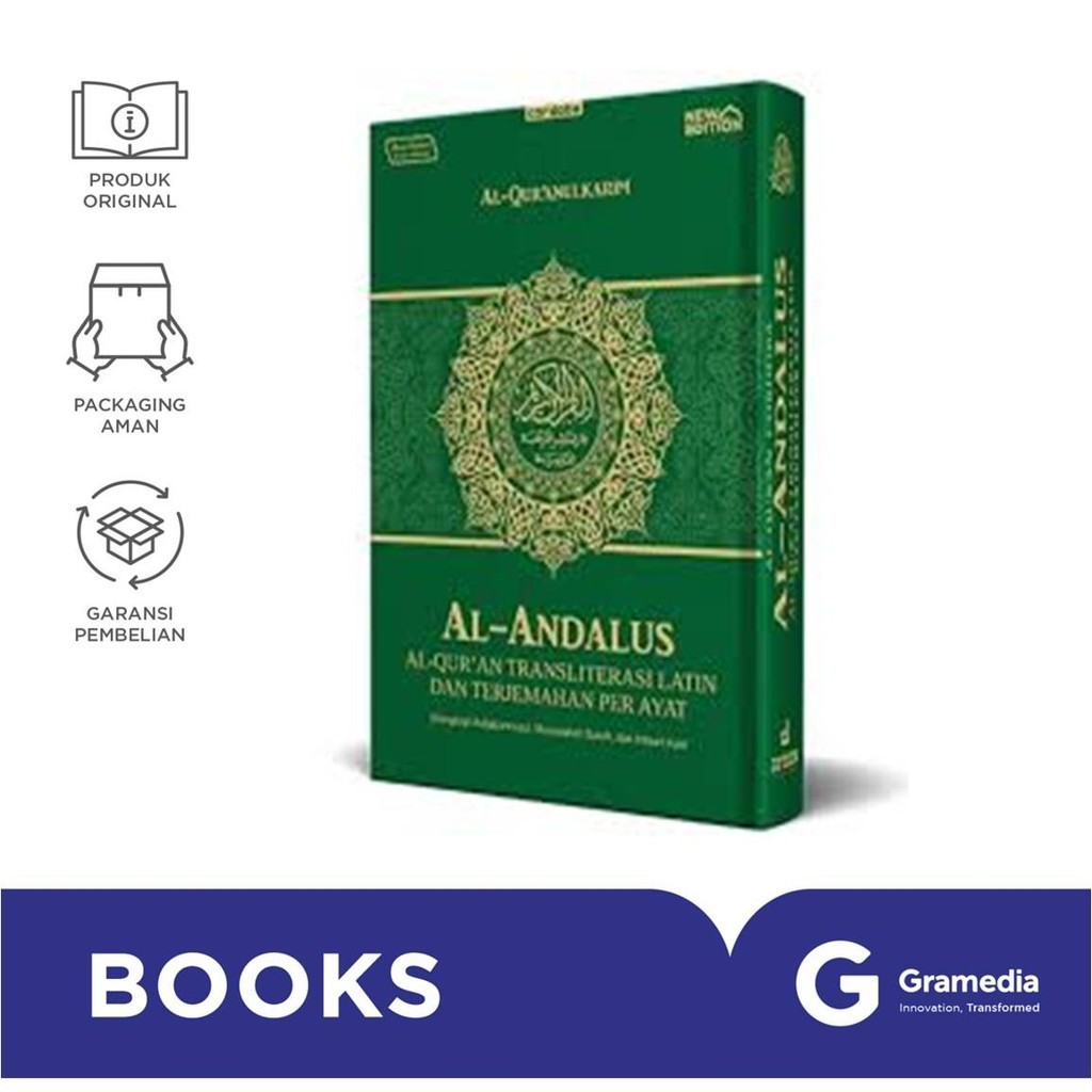 HIJAU Gramedia Surabaya - Al Quran Cordoba Andalus Green