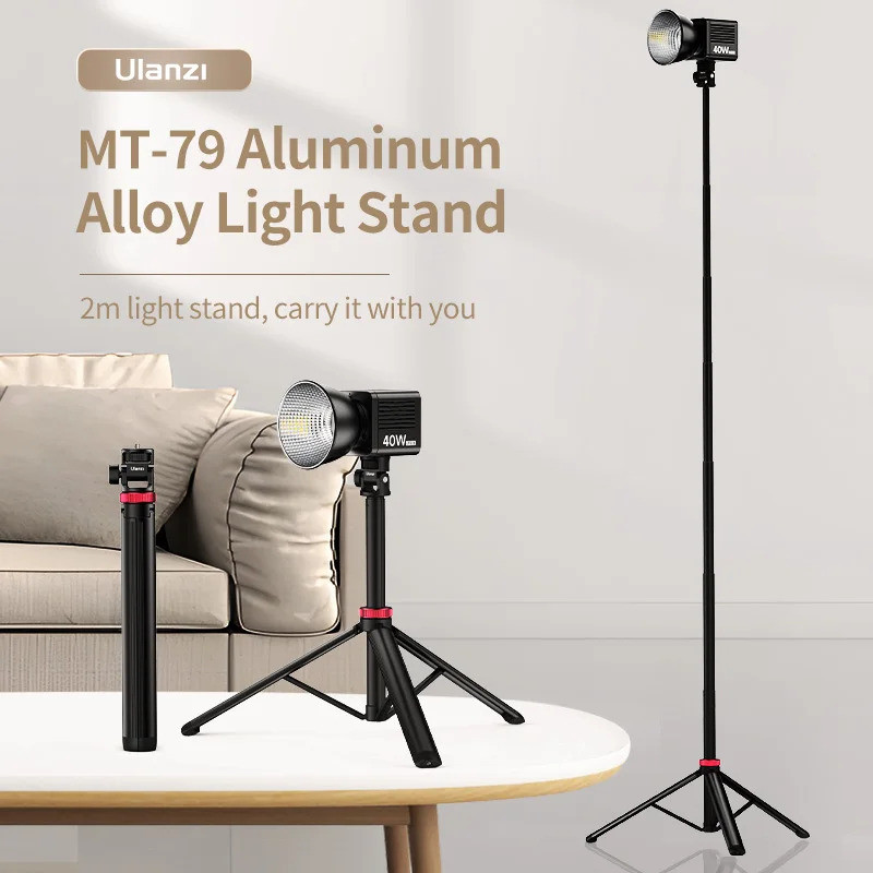 Ulanzi Mt-79 ขาตั้งกล้องขยายได้พร้อมสกรู 1/4 สําหรับกล้อง Dslr สมาร์ทโฟนเติมแสงไมโครโฟนขาตั้งกล้อง
