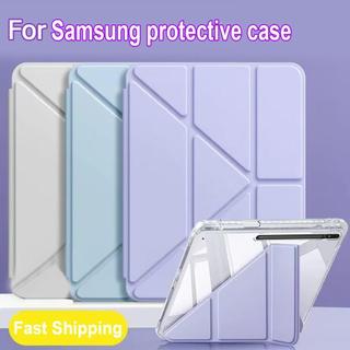 【ใหม่ แกนY】เคสใสซัมซุงสำหรับ for Samsung Tab s10lite s11 A9 S9 A9+/S9 FE PLUS s7+/s8+/s7fe วัสดุอะคริลิเคสมีช่องใส่ปากกา