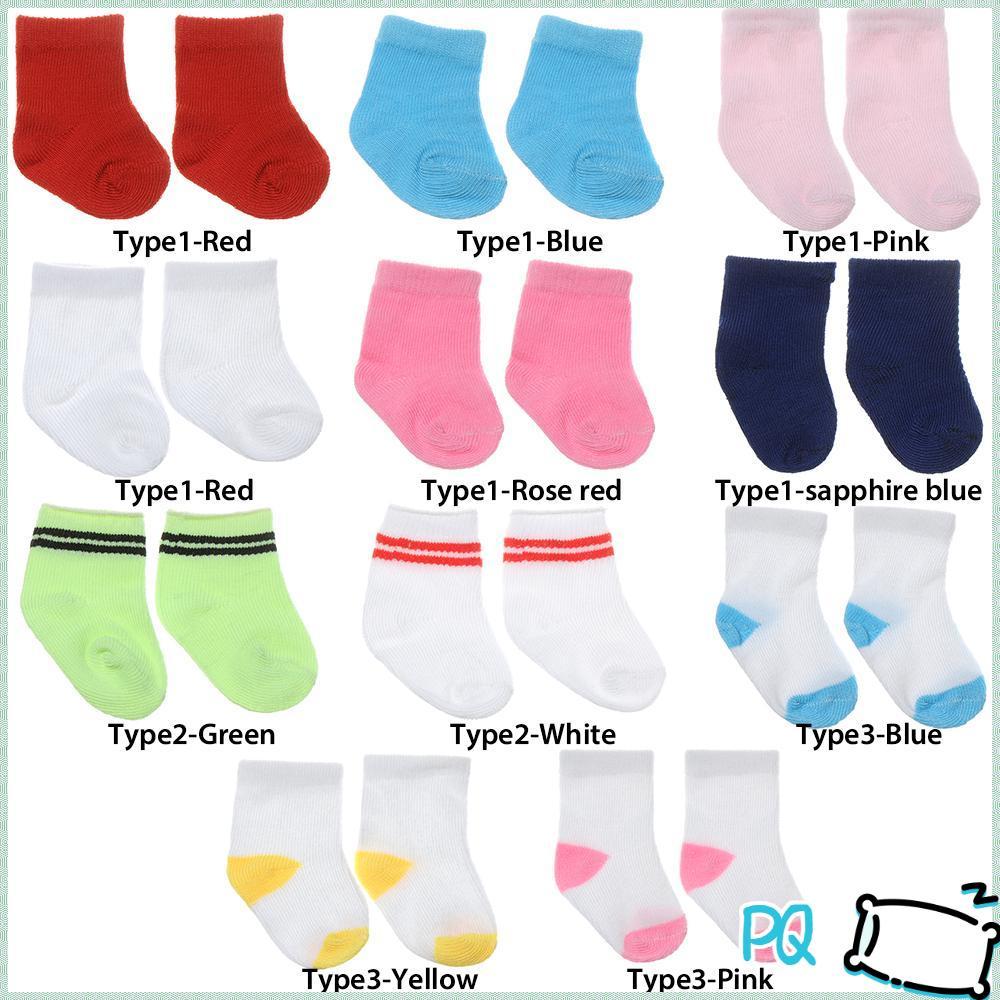 หน้า 1คู่มินิถุงเท้าที่มีสีสันตุ๊กตาอุปกรณ์เสริมเล่นบ้านพอดี18นิ้ว/43ซม