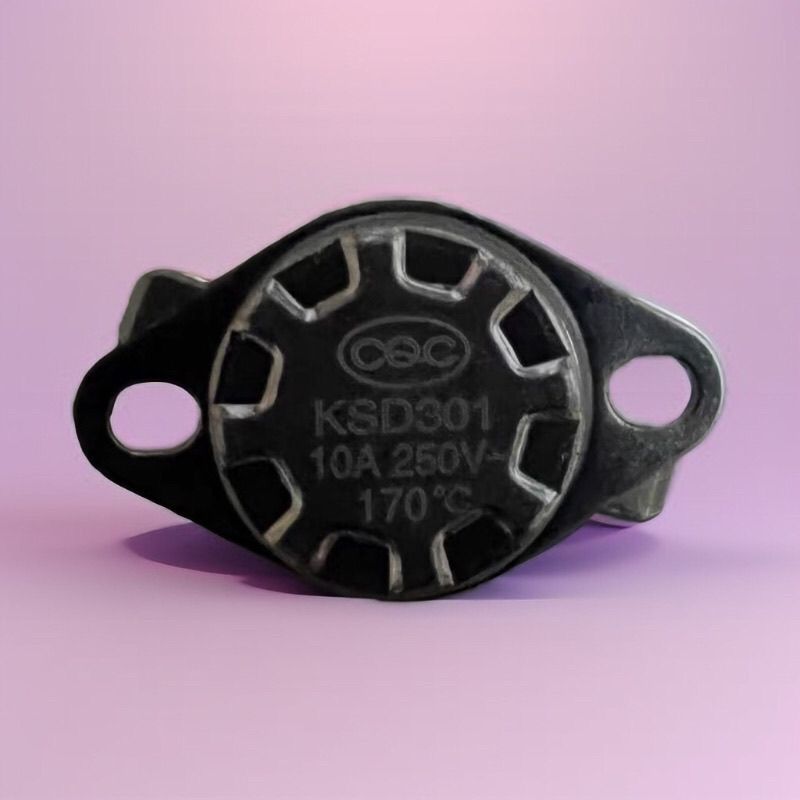 เทอร์โมสแตท KSD301 10A 250V 170°C อะไหล่สำหรับเครื่องรีดไอน้ำ Haier 1802FG/1802S