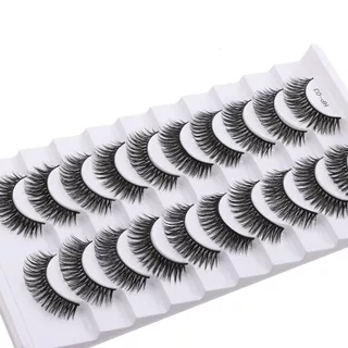 【จัดส่งจากประเทศไทย】PICKZEN ขนตาปลอม, Handmade Natrual Long Faux Mink Lash, Beauty Dramatic Full Strip Cruelty-free Eye เครื่องมือแต่งหน้าขนตา Extension