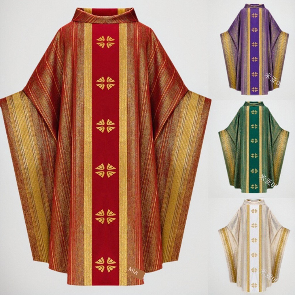 ชุดHALLOWEENสไตล์ยุคกลาง สำหรับคอสเพลย์cthulhu และชุดแต่งกายแบบพระสงฆ์Priest