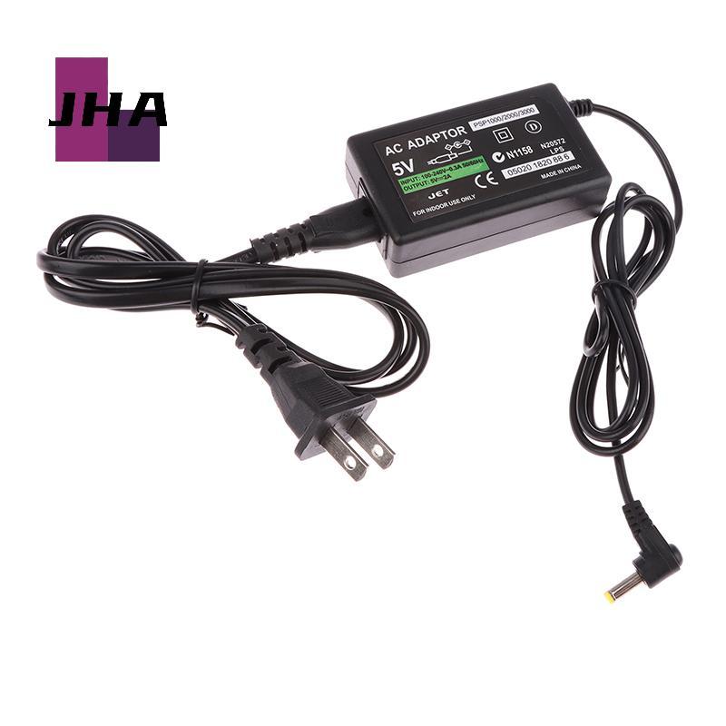[JHA] EU/US Plug Charger แหล่งจ่ายไฟอะแดปเตอร์ AC สายชาร์จสําหรับ PSVITA PSP1000/2000/3000 ใหม่