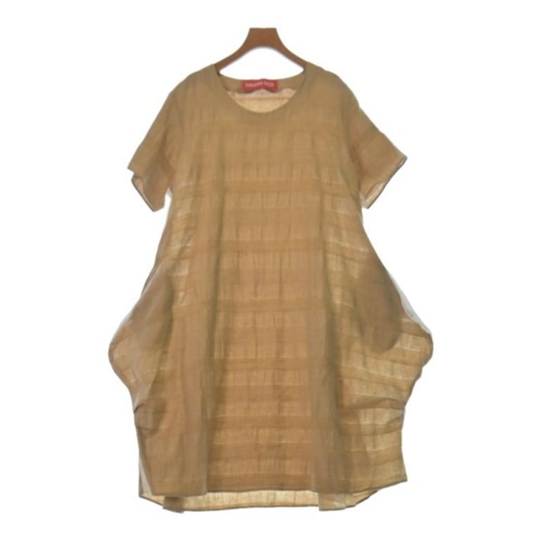 VIRGINIA BIZZI Dress beige Women White Direct from Japan Secondhand