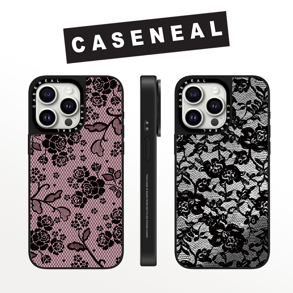 Drop proof CASENEALเคสโทรศัพท์สําหรับiPhone 17ProMax 17pro 17 air 16promax 16 15promax 15 14promax 13 13Promaxเคสแข็งลูกไม้ดอกไม้12 12PromaxกรณีiPhone 11กรณีคุณภาพสูง
